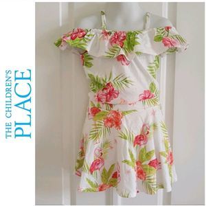 Faux Floral Dress